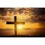 Christian Cross On Sunset Background — Stock Photo © Sonerbakir 155790222
