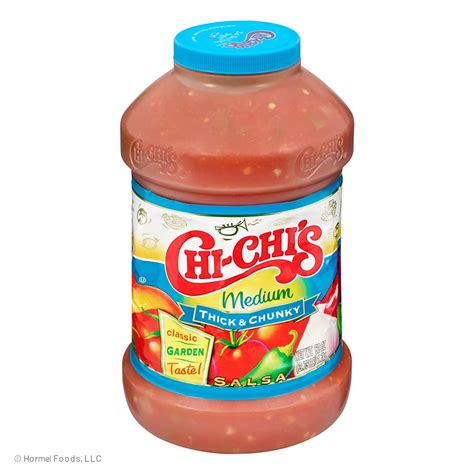 chi chi s medium thick and chunky salsa 60 oz jar