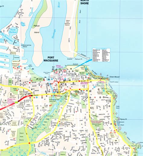 Coffs Harbour Port Macquarie Map 278 294 Ubd Maps Books And Travel Guides