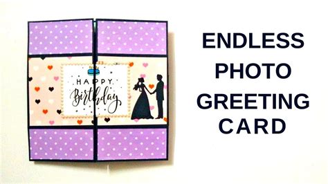 Add a little magic to your crafting by creating an endless card using clever folding techniques! How to make endless photo card | DIY Mini Photo Album ...