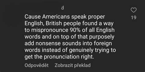 Americans Speak Proper English Rshitamericanssay