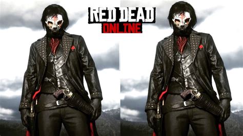 Red Dead Redemption 2 Online Black And Red Tryhard Outfit Youtube