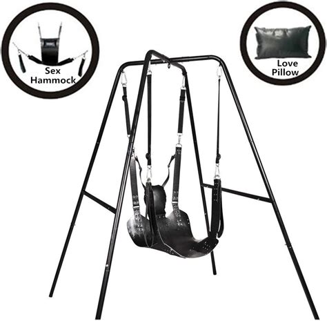 Leather Sling Fetish Bondage Sex Hammock Swing Chair Leather Bed Hammock And Pillow