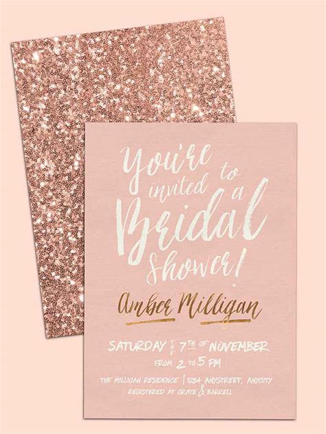 Pricing is based on the size of your guest list. Printable Bridal Shower Invitations You Can DIY