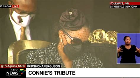 shona ferguson funeral i wife connie ferguson pays moving tribute win big sports