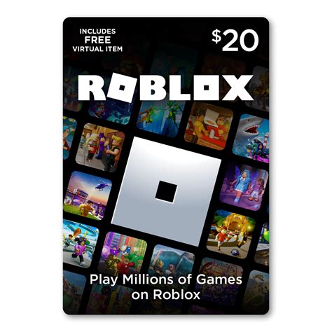 Roblox 20 Digital T Card Digital Download