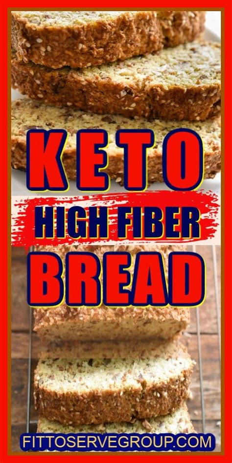 Fiber and prebiotic fiber are essential on keto. Keto High Fiber Bread (Breakfast) | Fiber bread, High ...