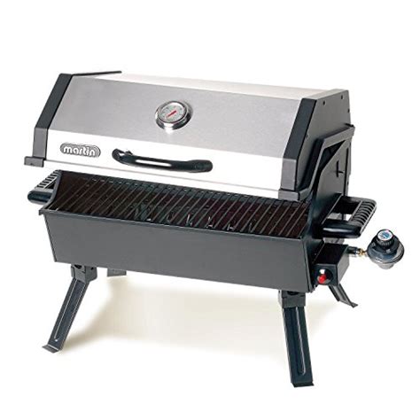 Portable Propane Bbq Gas Grill 14000 Btu Porcelain Grid With Support