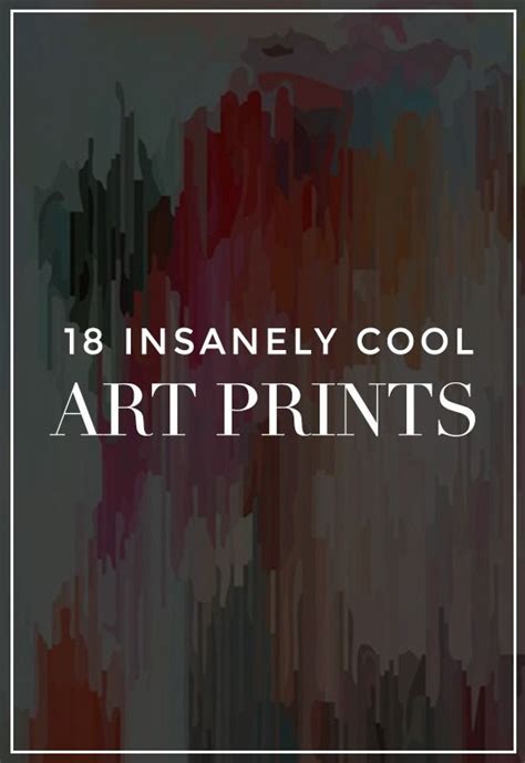 Decor Hacks 18 Insanely Cool Art Prints To Help You Start A Gallery