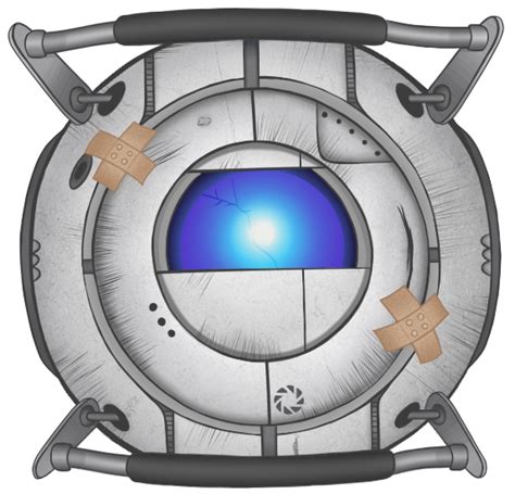 Portal 2 Patched Up Wheatley By Hwshipper On Deviantart