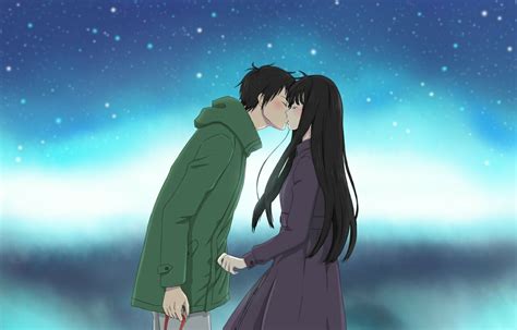 kiss sawako and kuronuma anime 917761 on