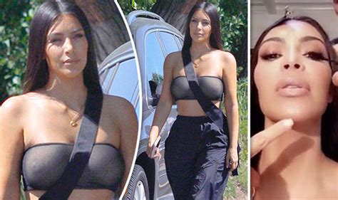 Kim Kardashian Suffers An Epic Wardrobe Malfunction As She Flashes Hot Sex Picture