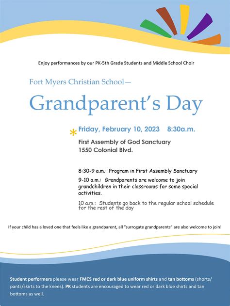 Grandparents Day 2023 Fort Myers Christian School