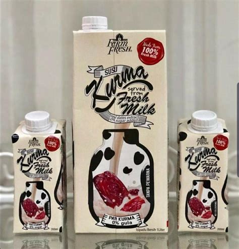 Preorder Farm Fresh Susu Kurma 1l Food And Drinks Packaged And Instant