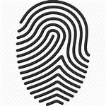 Finger Icon Biometric Fingerprint Trace Icons Touch