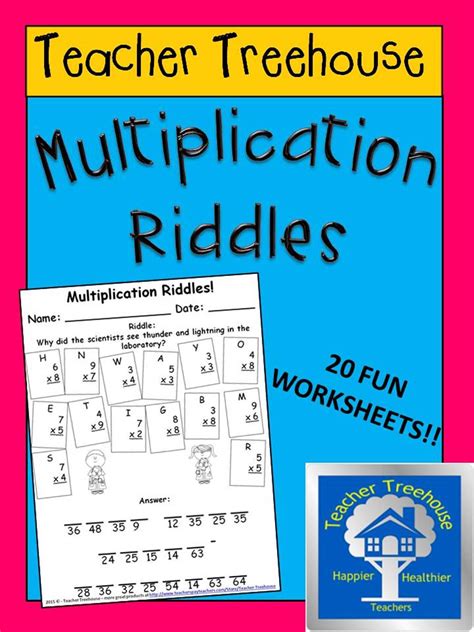 Multiplication Facts Riddles Single Digit Multiplication Worksheets