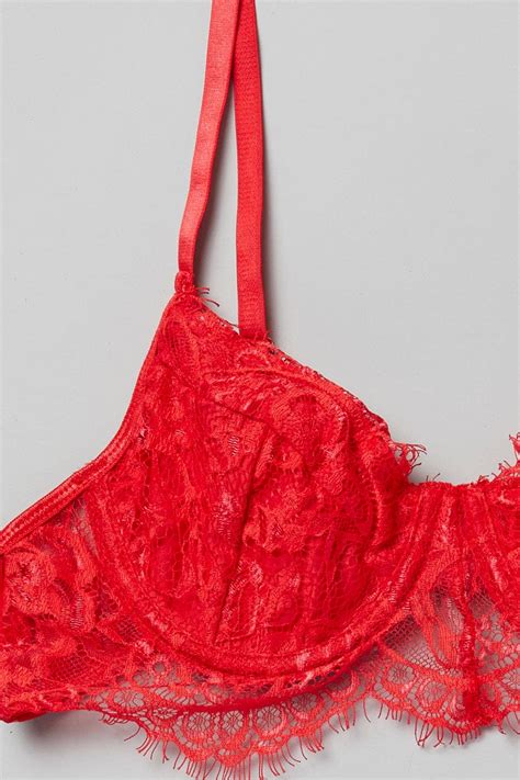 Red Lace Lingerie Set Ally Fashion
