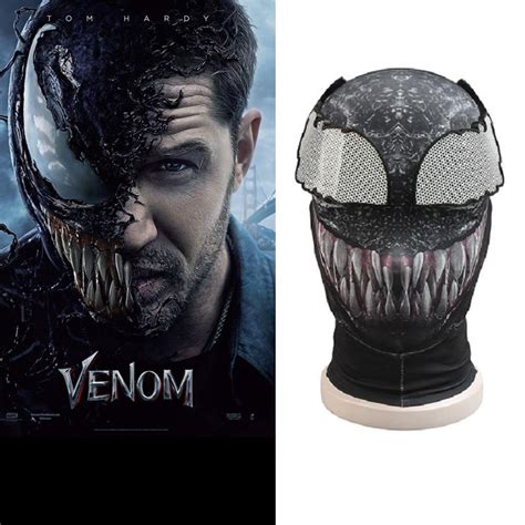 Xcoser Spider Man Movie Venom Mask Latex Cosplay Dark Superhero Venom