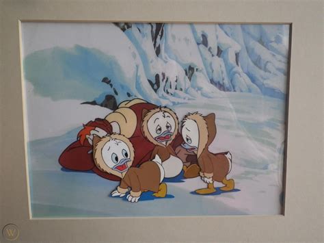Disney Ducktales Huey Dewey And Louie Animation Cel 1819200716
