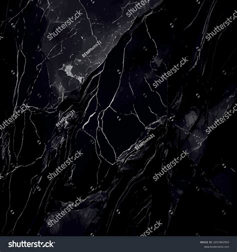 Black Marble Texture Design Colorful Dark Stock Vector Royalty Free