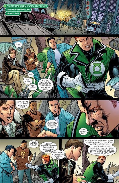 Comic Excerpt Guy Gardner And Kyle Rayner Tell Hal Jordan And John
