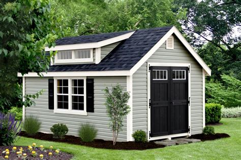 Classic Vinyl Deluxe Cape Cod W Shed Dormer Lancaster Barns