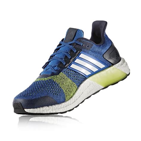 Adidas Ultra Boost St Mens Running Shoes Bluefootwear Whitesolar