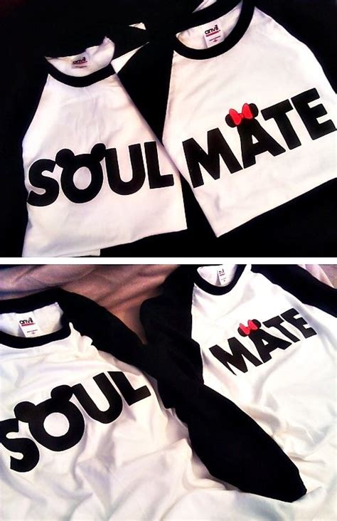 Continue reading cute outfits matching ideas for couples. Soul mate | Disney couple shirts, Cute couple shirts ...