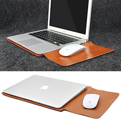 Lapond 13 Inch Leather Laptop Sleeve Case For 133 Inches Macbook Air