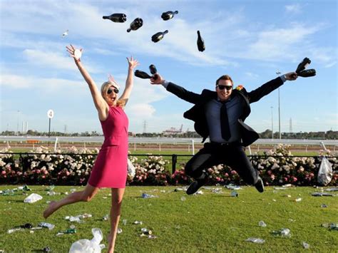 Past Melbourne Cup Worst Drunk Disorderly Racegoers Gallery Gold Coast Bulletin