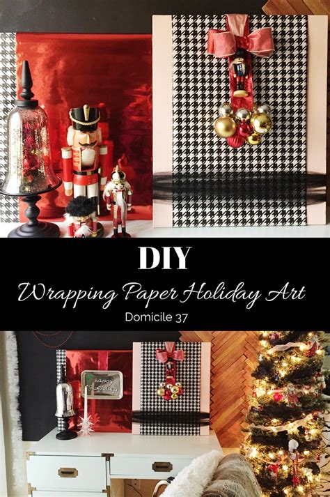Diy Wrapping Paper Art Old House To New Home