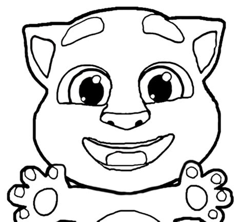 Talking Tom Coloring Pages Printable Printable Word Searches