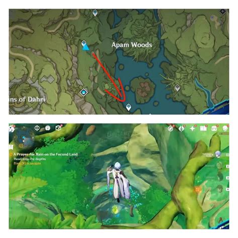 How To Unlock The Apam Woods Sumeru Hidden Teleport Waypoint In Genshin