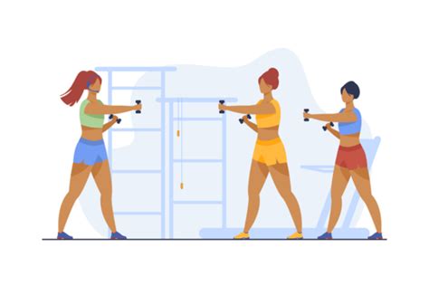 Fitness Muscle Woman Vector Art Hd Images Free Download On Pngtree