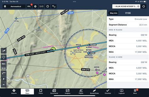Foreflight Adds Ifr Airway Details And 3d Airport Markers Ipad Pilot News