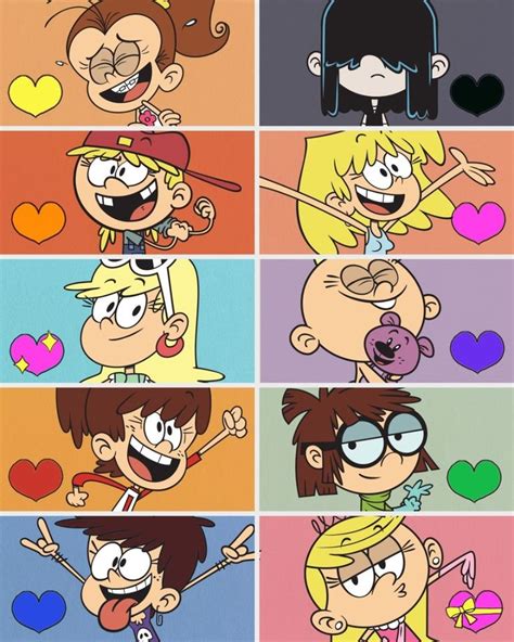 Nickelodeon On Instagram “drop A Heart For Your Favorite Loud Sister” Loud House Sisters