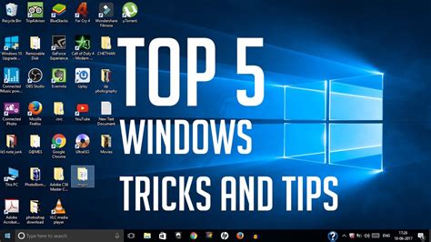 Top 5 Windows 10 Tips And Tricks Youtube