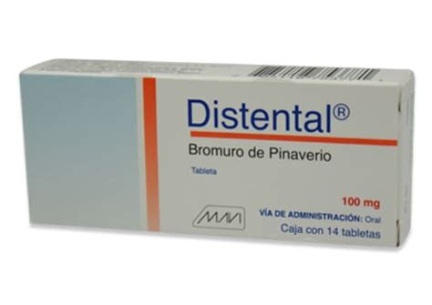 Distental Bromuro De Pinaverio 100 Mg Con 14 Tabletas Fastfarma