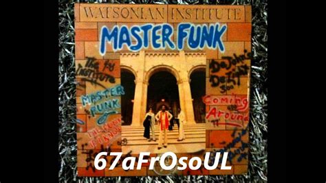 Watsonian Institute Master Funk 1978 Youtube