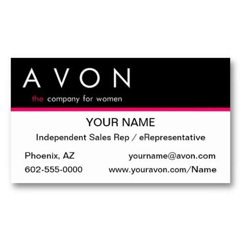 17 Best Avon Business Cards Templates Images On Pinterest Business