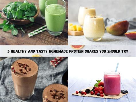 Homemade Protein Shakes 5 Healthy And Tasty Diy Homemade Protein Shakes Quick Protein Shake