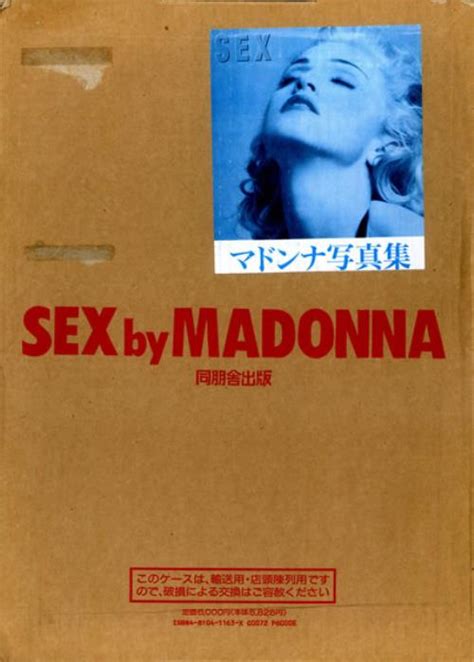 Madonna Sex 1st Issue Brown Box Japanese Book 379199 Isbn4 8104 1163 X