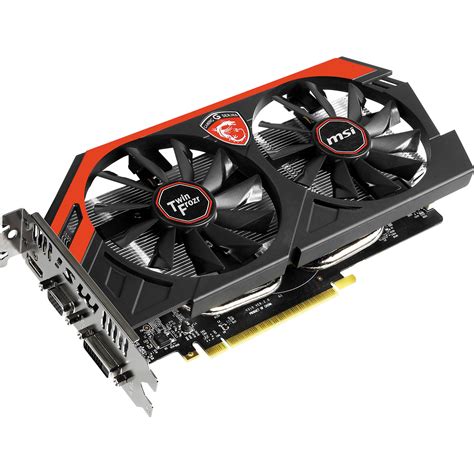 The card is also overclocked to 1085 mhz out of the box, which should provide a quick and easy performance boost. MSI GeForce GTX 750 Ti Gaming Graphics Card N750TI TF 2GD5/OC