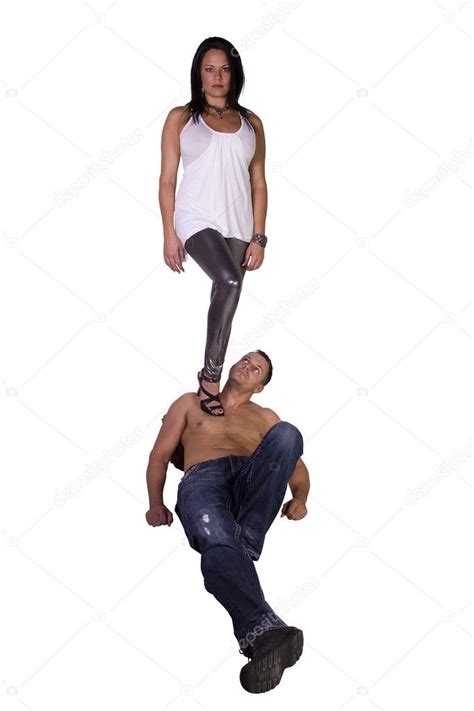 Sexy Image Of A Woman Dominating Over Man Stock Photo Mdilsiz 5961087