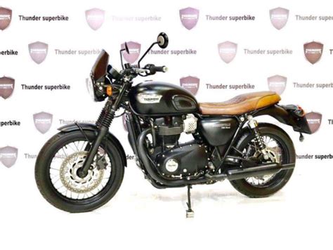 Triumph Bonneville T100 ปี2018 ดำ Thunder Superbike