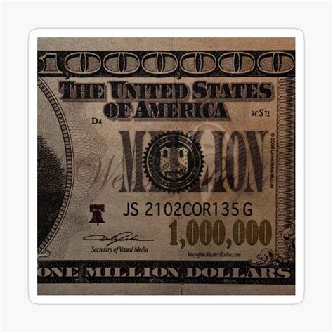 One Million Dollar Bill Ubicaciondepersonascdmxgobmx