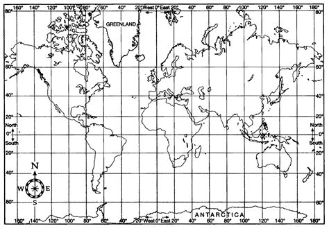 World Map With Latitude And Longitude Lines In 2021 World Map
