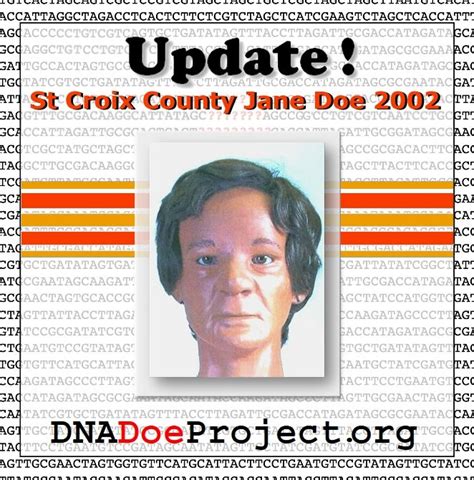 Dna Doe Project On Twitter The St Croix County Jane Doe 2002 Case Has Been Moved To Research