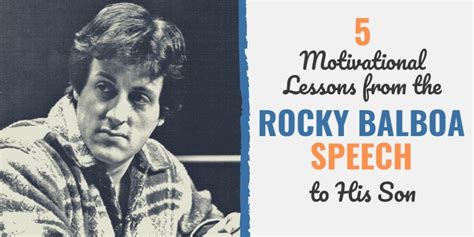 5 Motivational Lessons From The Rocky Balboa Speech To His Son