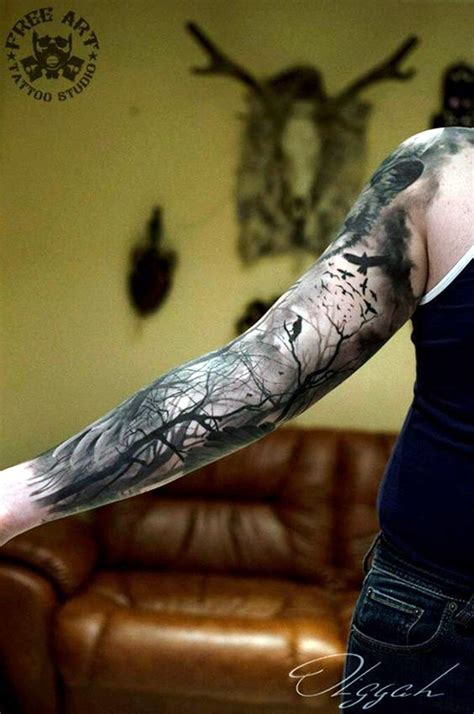 Forest is full of life, while at the same time being shrouded by a deep haze of mystery. 40 Deep And Super Cool Forest Tattoo Ideas - Bored Art